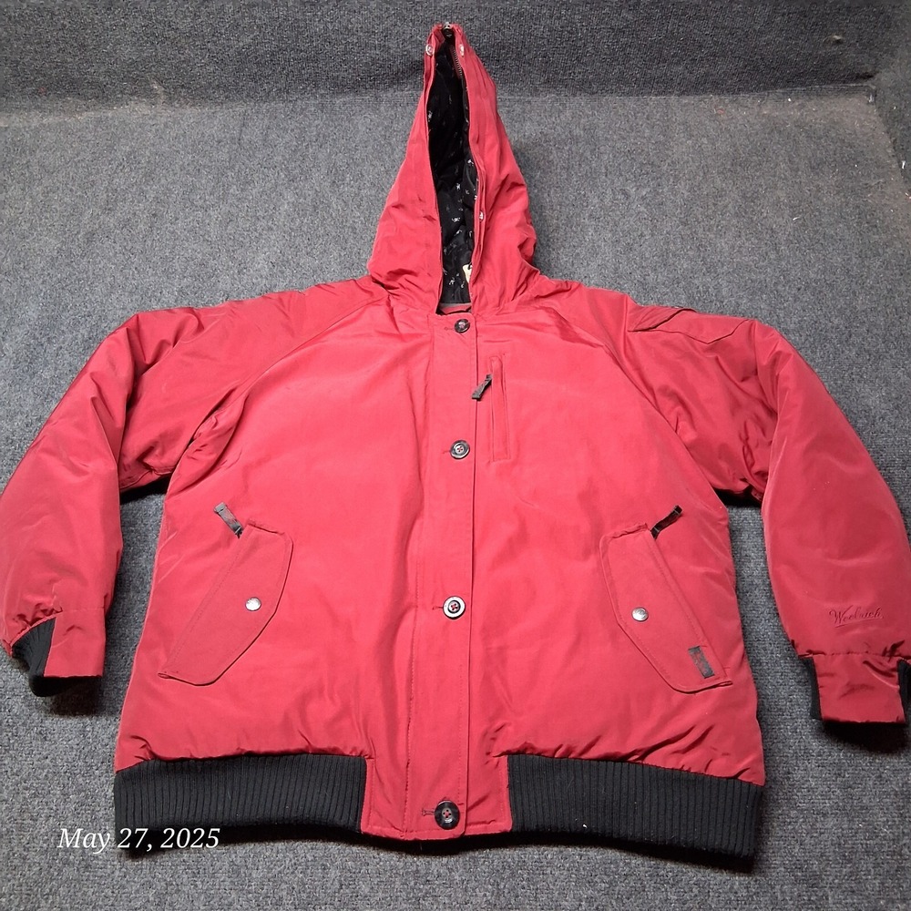 Woolrich Down Jacket Women Size XL Ruby Hooded Parka